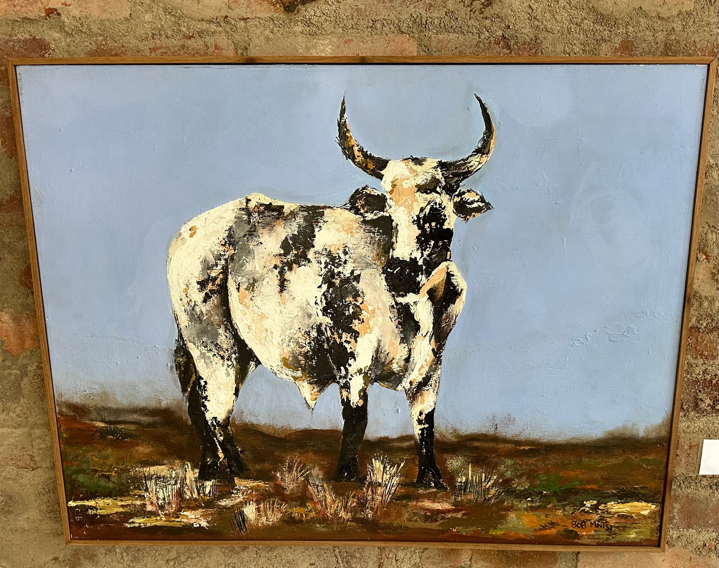 Lone Bull on Landscape